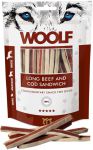 WOOLF LONG BEEF AND COD SANDWICH 100G