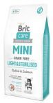 Brit Care Grain Free Mini Light & Sterilised 2x7kg
