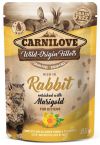 Carnilove Cat Pouch Rabbit & Marigold Kitten - królik i nagietek saszetka 85g