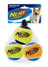 DH-8654 Piszcząca piłka tenisowa NERF dla psa - M (3 szt.)