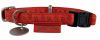 ZOLUX Obroża regulowana Mac Leather 15 mm - kol.czerwony