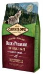 Carnilove Cat Duck & Pheasant Hairball Control - kaczka i bażant 6kg