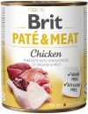 BRIT PATE & MEAT CHICKEN 800G