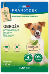 FRANCODEX Obroża dla małych psów do 10 kg odstraszająca insekty - 4 miesiące ochrony, 35 cm