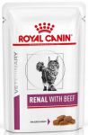 Royal Canin Veterinary Diet Feline Renal z wołowiną saszetka 85g