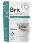 BRIT GRAIN FREE VETERINARY DIETS CAT STERILISED 85G